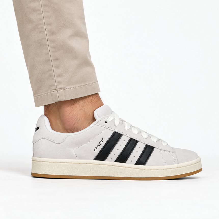 Adidas Originals Campus 00s in Crystal White/Core Black/Off White