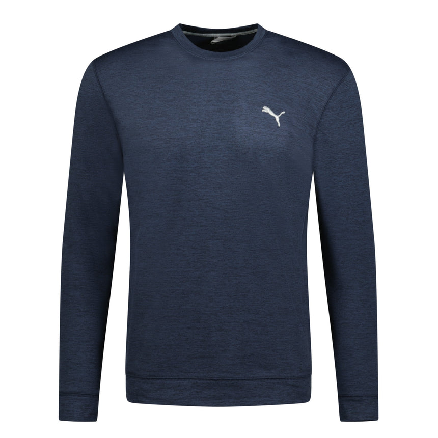 Puma Cloudspun Crew Neck Navy - swingsupply123 - Golf Clothing, Shoes & Accessories Sale