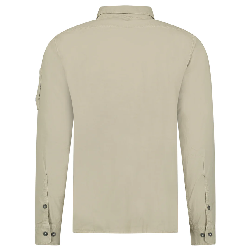 C.P. Company Arm Lens Overshirt in Beige