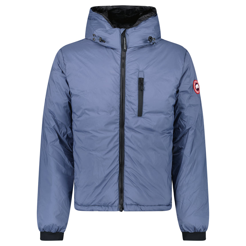 Canada Goose Hooded Lodge Jacket in Blue
