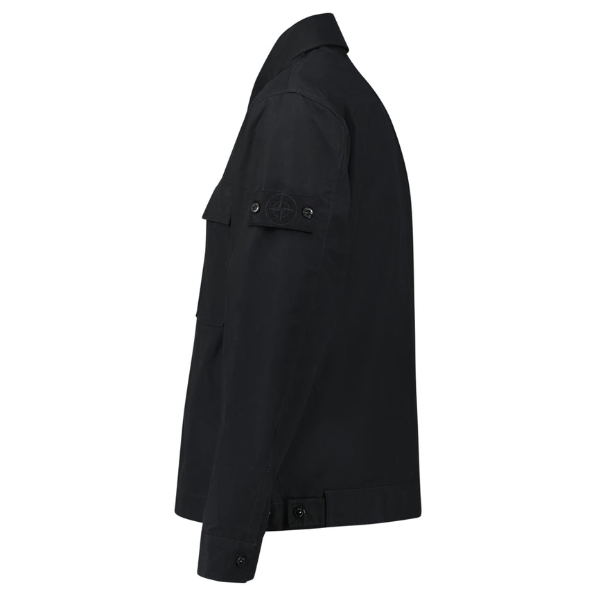 Stone Island Comfort-fit Overshirt Black