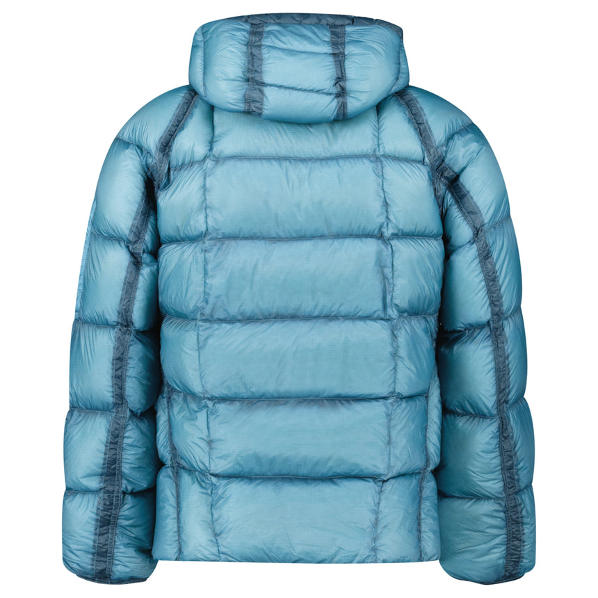 CP Company D.D. Shell Hooded Down Puffer Jacket Aegean Blue