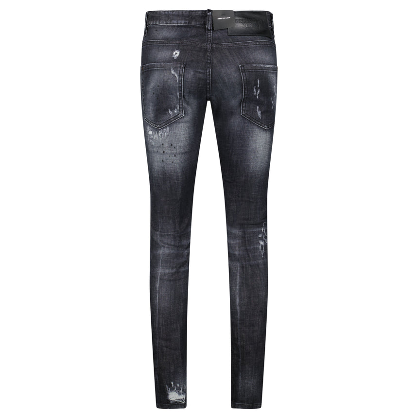 DSquared2 'Cool Guy Jean' Paint Splatter Jeans Black