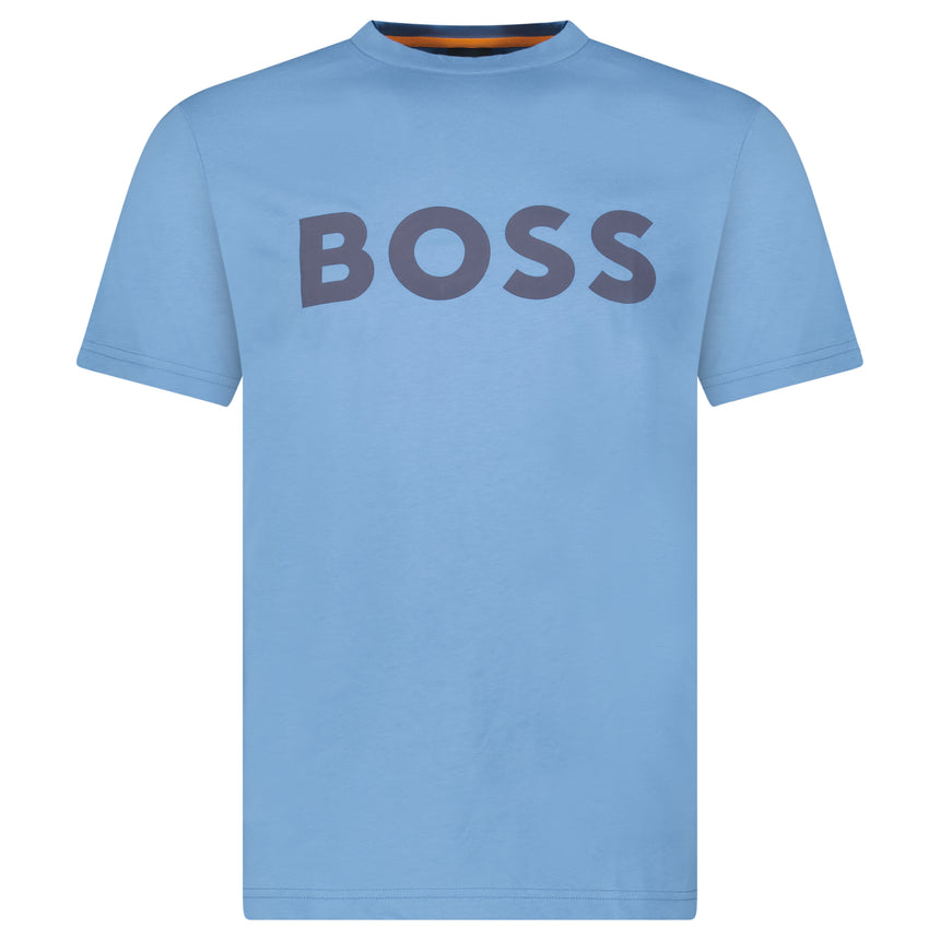 Hugo Boss Thinking 1 Logo T-Shirt in Blue