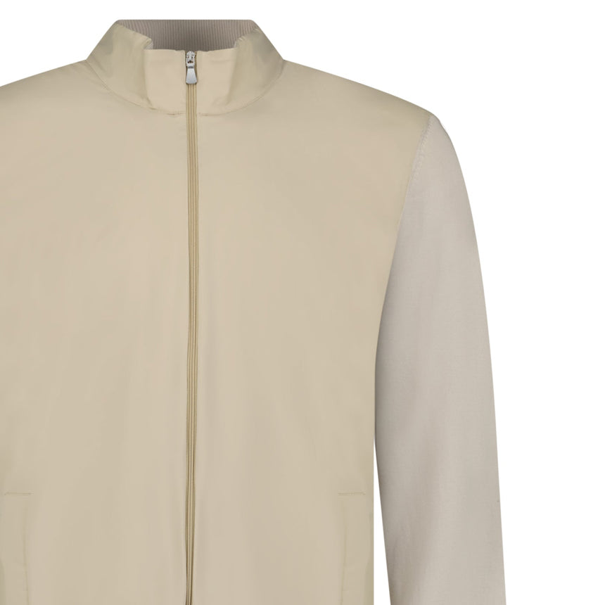Gran Sasso Zip-Up Jacket in Beige
