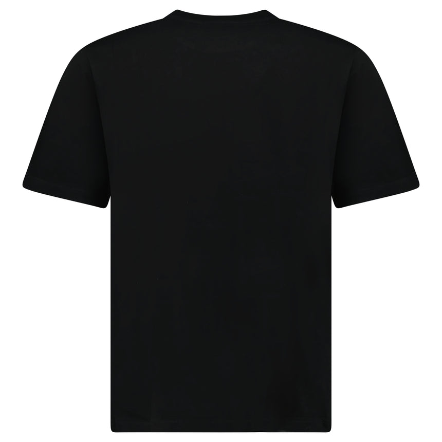 Casablanca Mushroom Emblem Short Sleeve T‑Shirt in Black