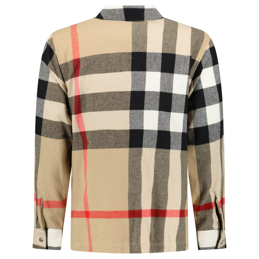 Burberry Clifden Check Overshirt in Archive Beige