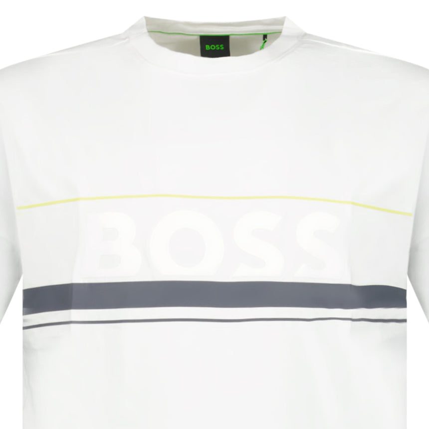 Hugo Boss Iconic Zone Logo T-Shirt in White