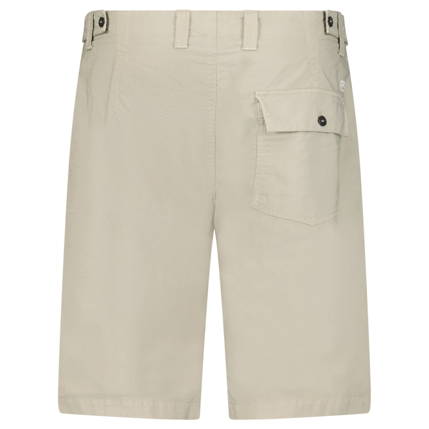CP Company Ottoman Lens Bermuda Shorts in Vintage Khaki