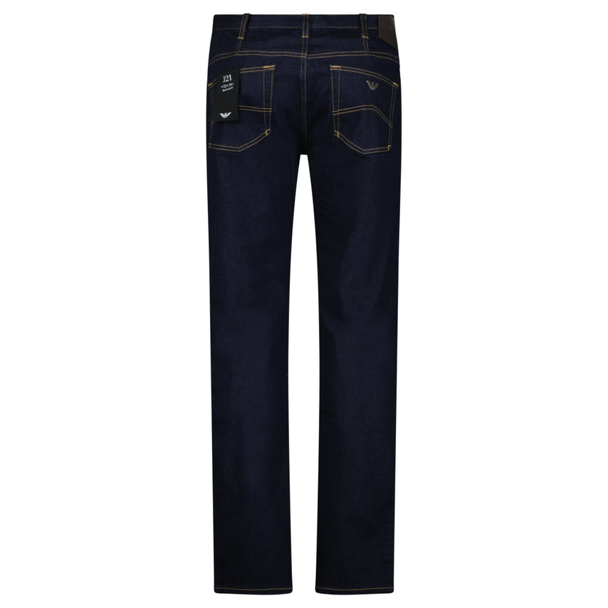 Emporio Armani J21 Regular Fit Jeans in Dark Blue