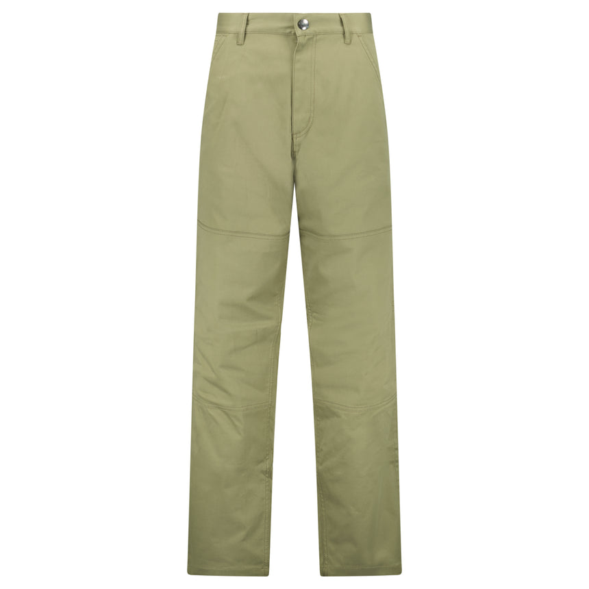 Moncler Panelled Pocket Trousers in Khaki Green