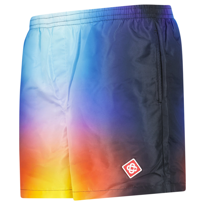 Casablanca Tie Dye Swim Shorts in Gradient Multicolour