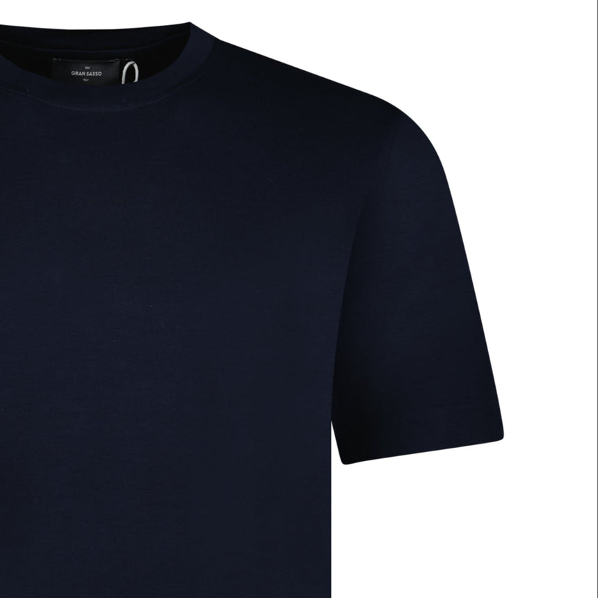 Gran Sasso Pure Cotton T-Shirt in Navy