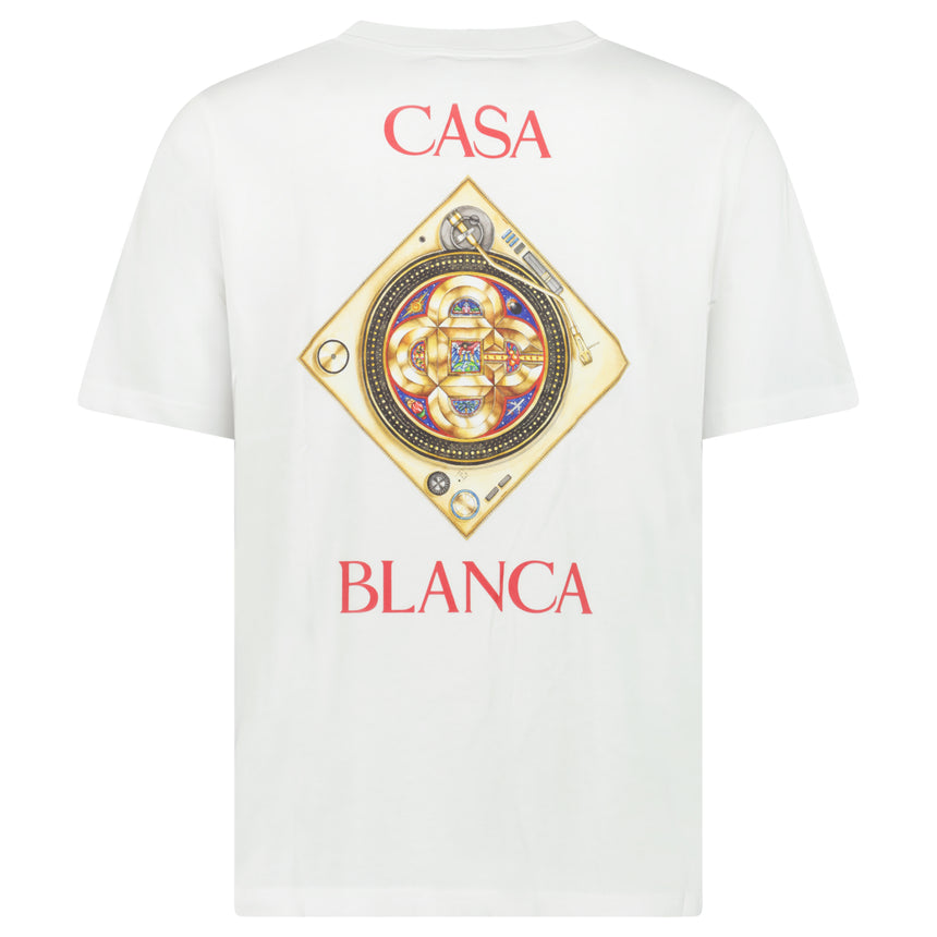 Casablanca 'Plafond Orné de Musique' Graphic-Print T-Shirt in White