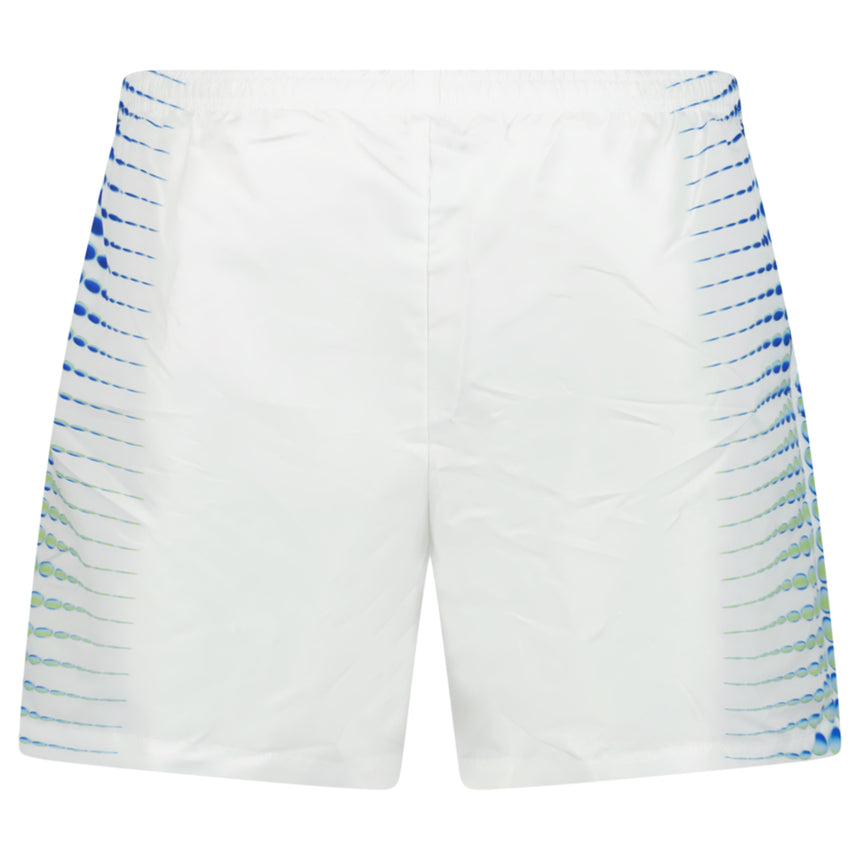 Casablanca Logo-Patch Swim Shorts in White