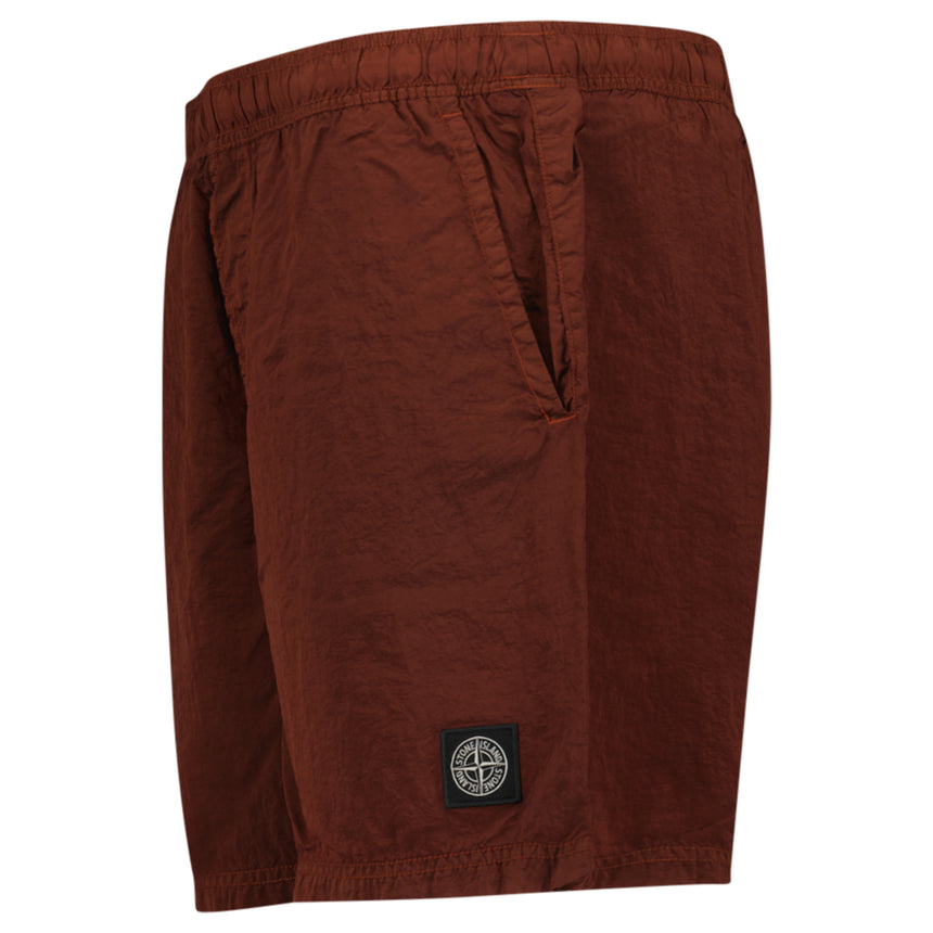 Stone Island Nylon Metal Econyl Swim Shorts in Copper