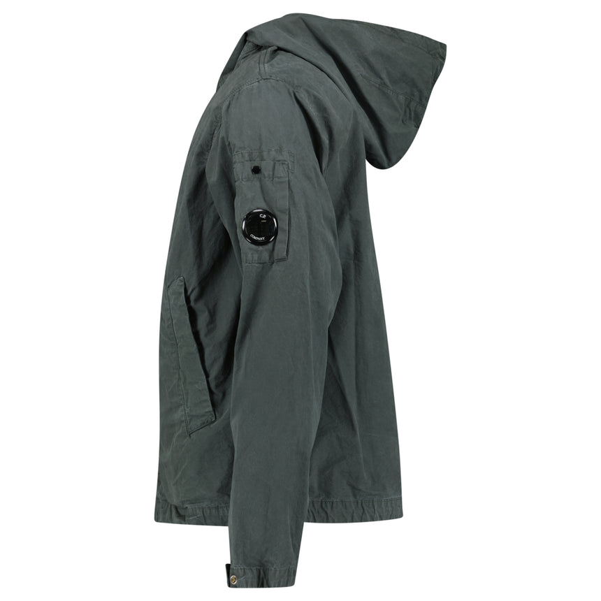 CP Company Micro-Reps Hooded Lens Jacket in Gunmetal Grey