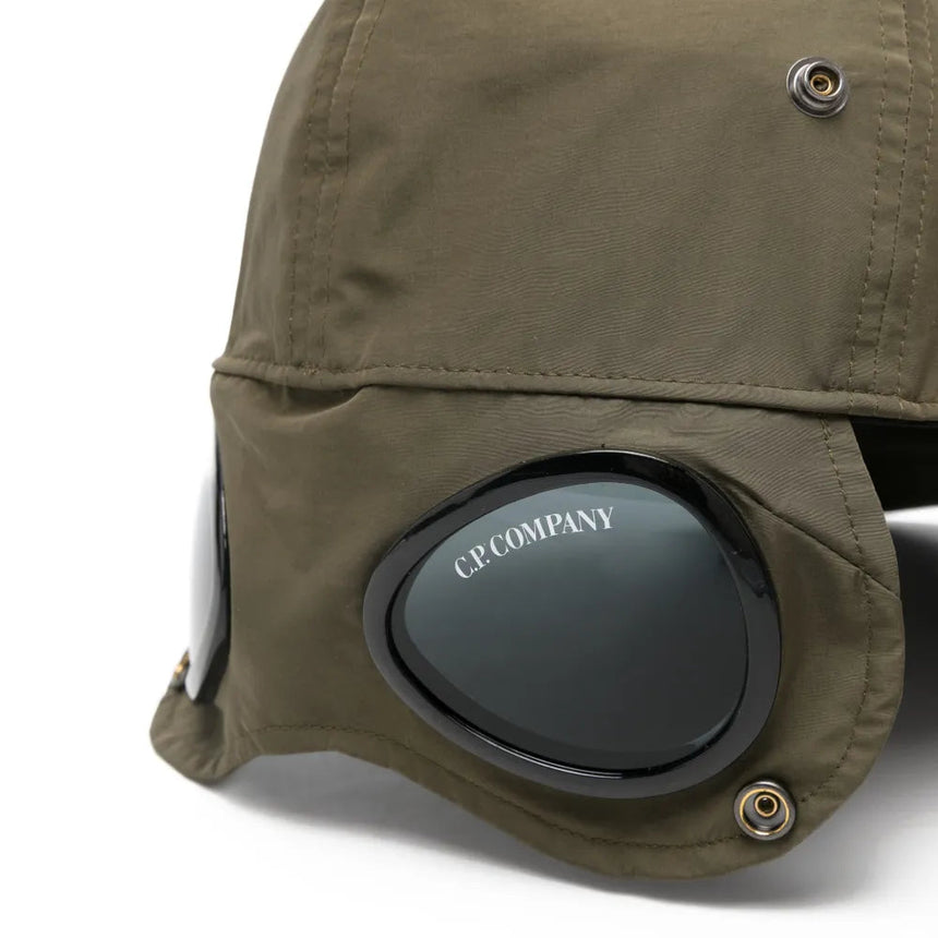 CP Company Goggle Chrome-R Cap Ivy Green