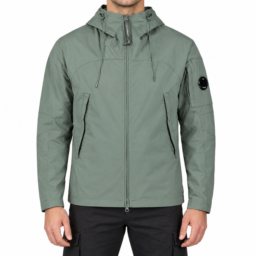 CP Company Pro-Tek Hooded Lens Jacket in Lauren Wreath Green