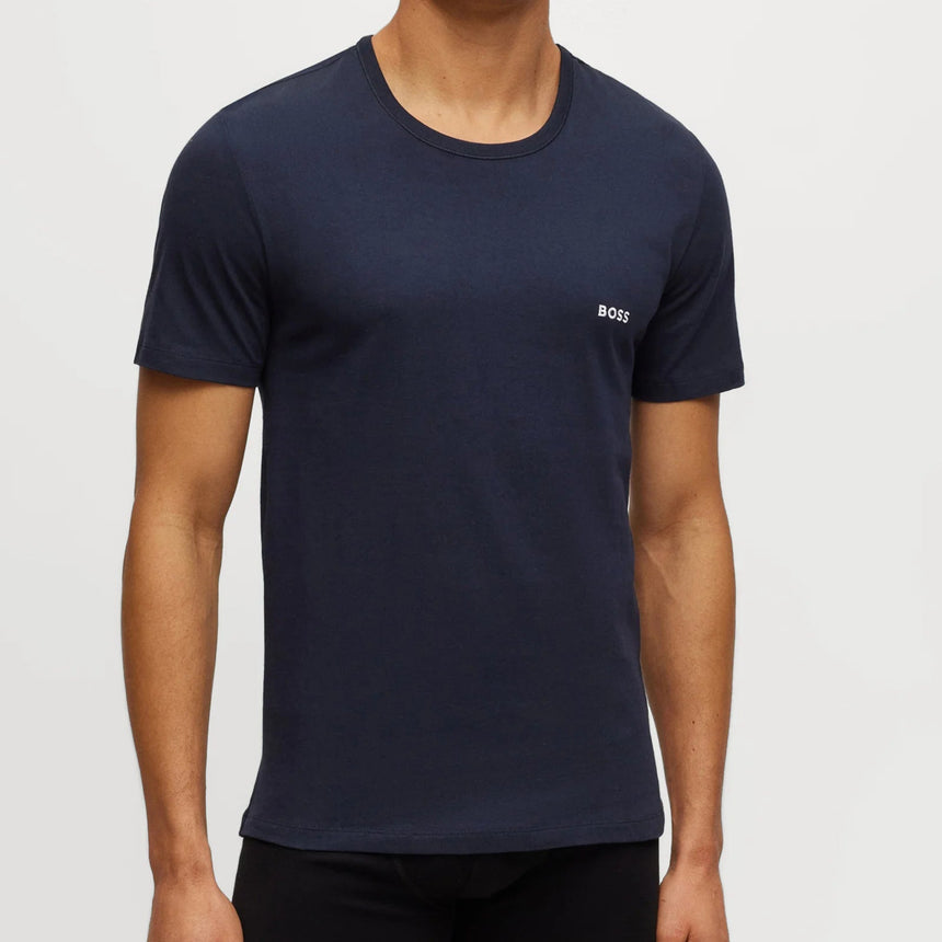 Boss Classic 3 Pack T-Shirt White/Grey/Dark Blue