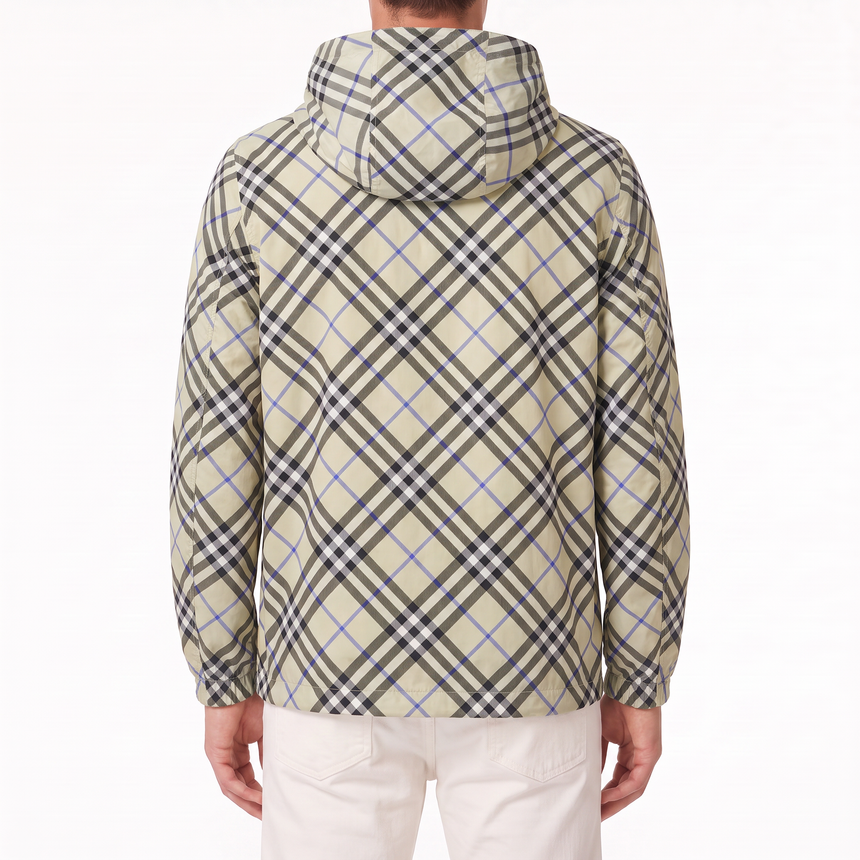 Burberry Stanford Check Jacket in Lichen