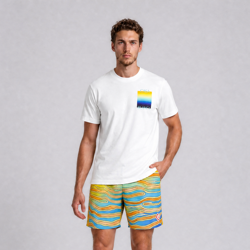 Casablanca T & Swim Short Summer Set