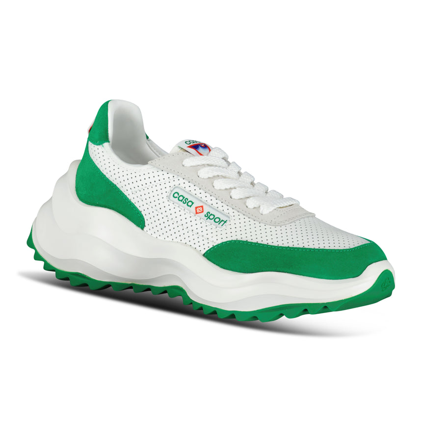 Casablanca Atlantis Chunky Sneakers White & Green