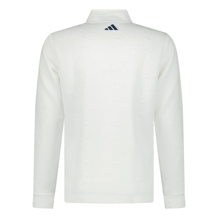 Adidas Dwr Quarter Zip Golf Sweatshirt White - Boinclo - Outlet Sale Under Retail