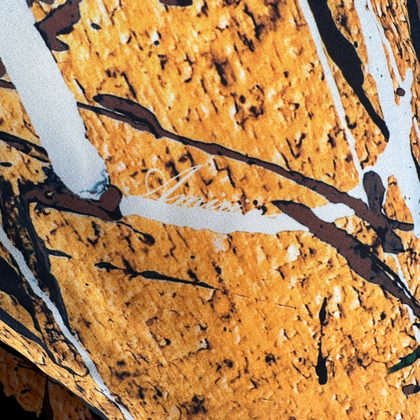 Amiri Paint Drip Drawstring Swim Shorts Yellow - Boinclo - Outlet Sale Under Retail