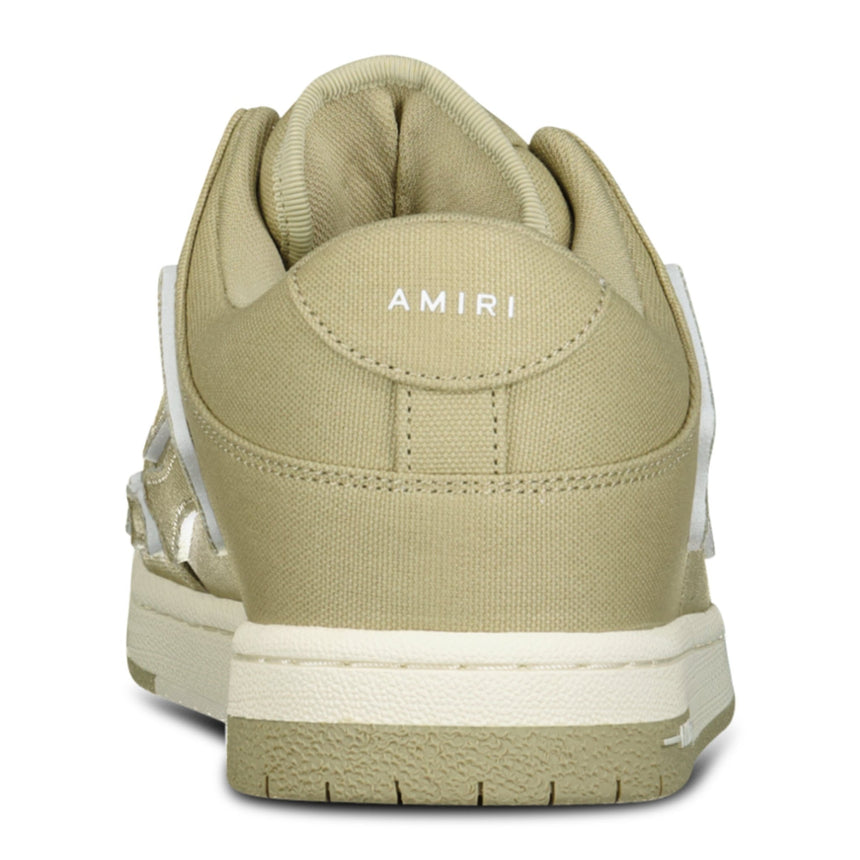 Amiri Skeleton Low Top Canvas Trainers Green - Boinclo - Outlet Sale Under Retail