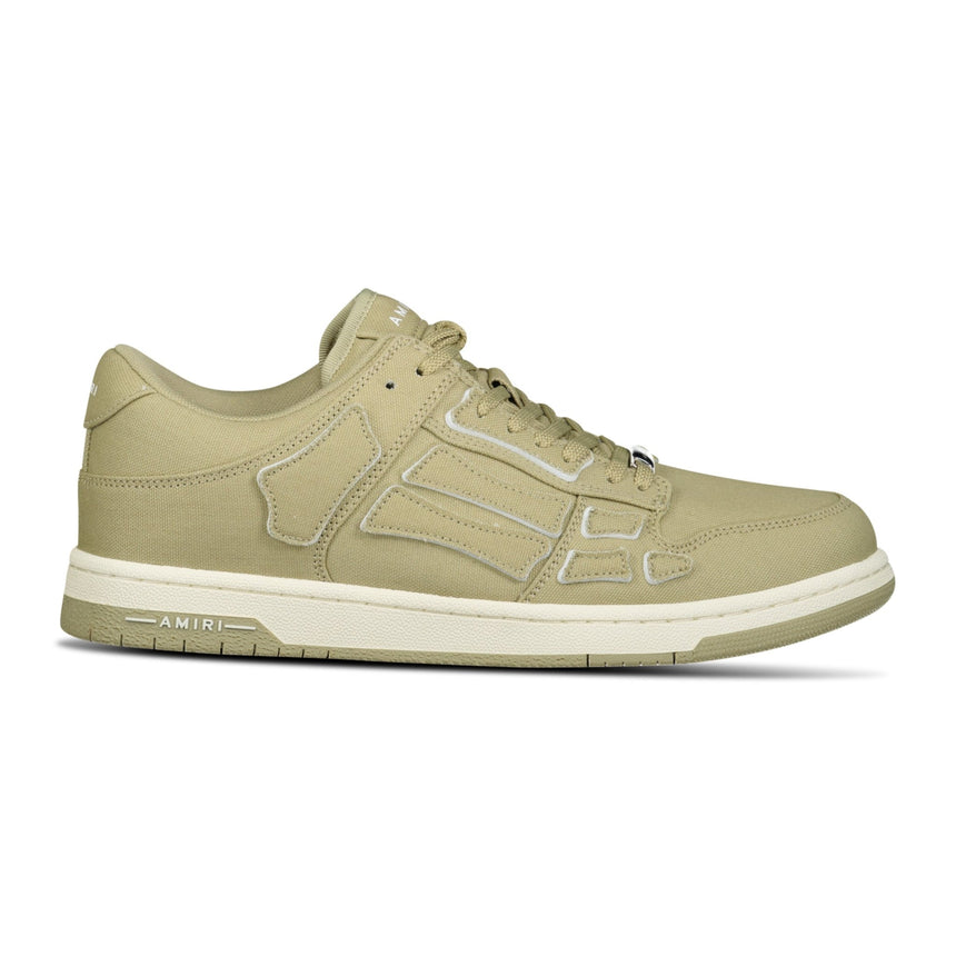 Amiri Skeleton Low Top Canvas Trainers Green - Boinclo - Outlet Sale Under Retail