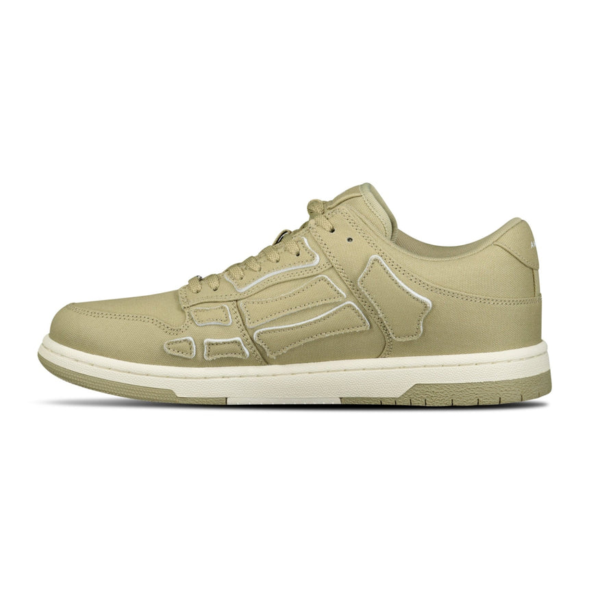 Amiri Skeleton Low Top Canvas Trainers Green - Boinclo - Outlet Sale Under Retail