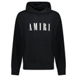 AMIRI White Core Logo Printed Hooded Sweatshirt Black - Boinclo ltd - Outlet Sale Under Retail