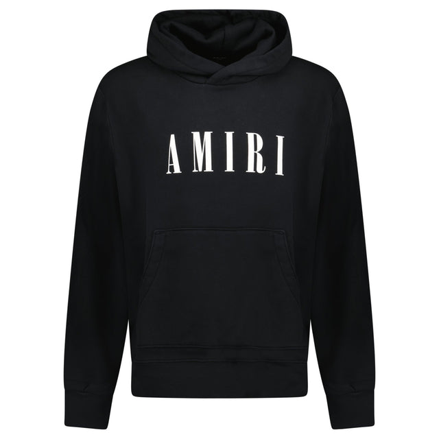 AMIRI White Core Logo Printed Hooded Sweatshirt Black - Boinclo ltd - Outlet Sale Under Retail