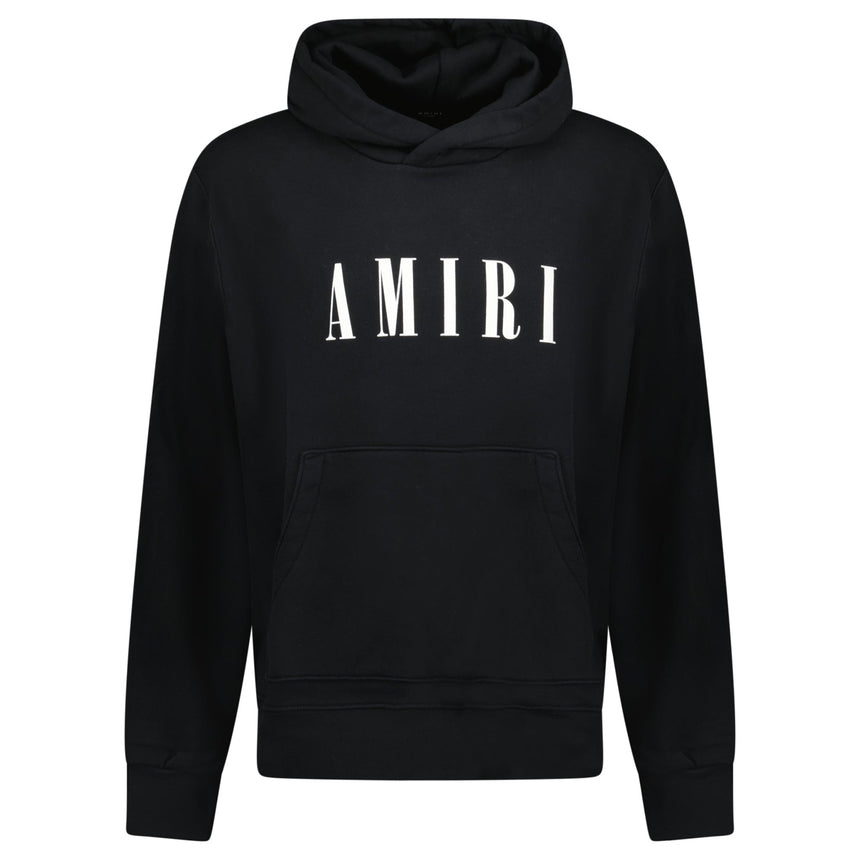 AMIRI White Core Logo Printed Hooded Sweatshirt Black - Boinclo ltd - Outlet Sale Under Retail
