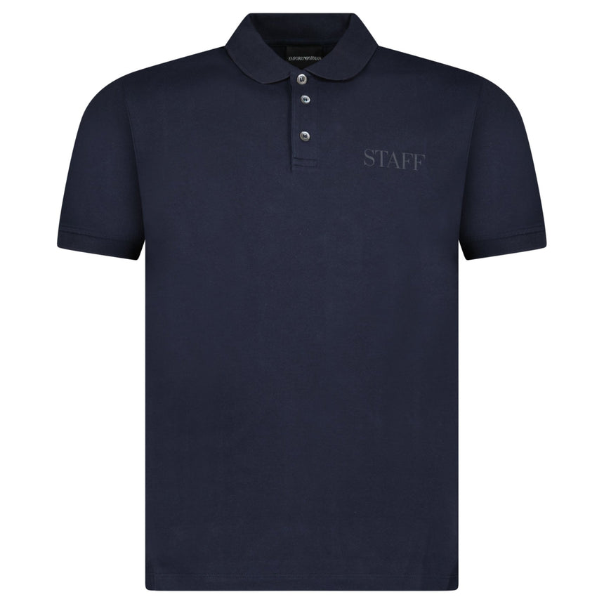 Armani Staff Polo Shirt in Navy - Boinclo - Outlet Sale Under Retail