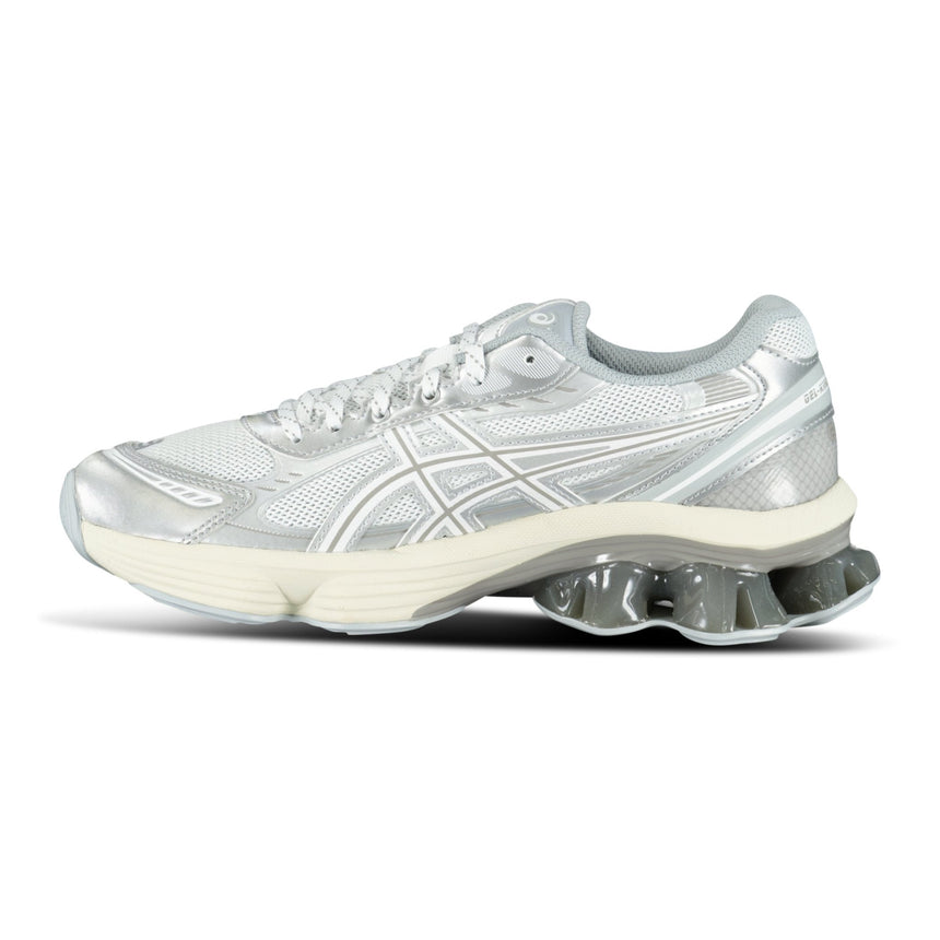 Asics GEL - KINETIC FLUENT Trainers White & Silver - Boinclo - Outlet Sale Under Retail