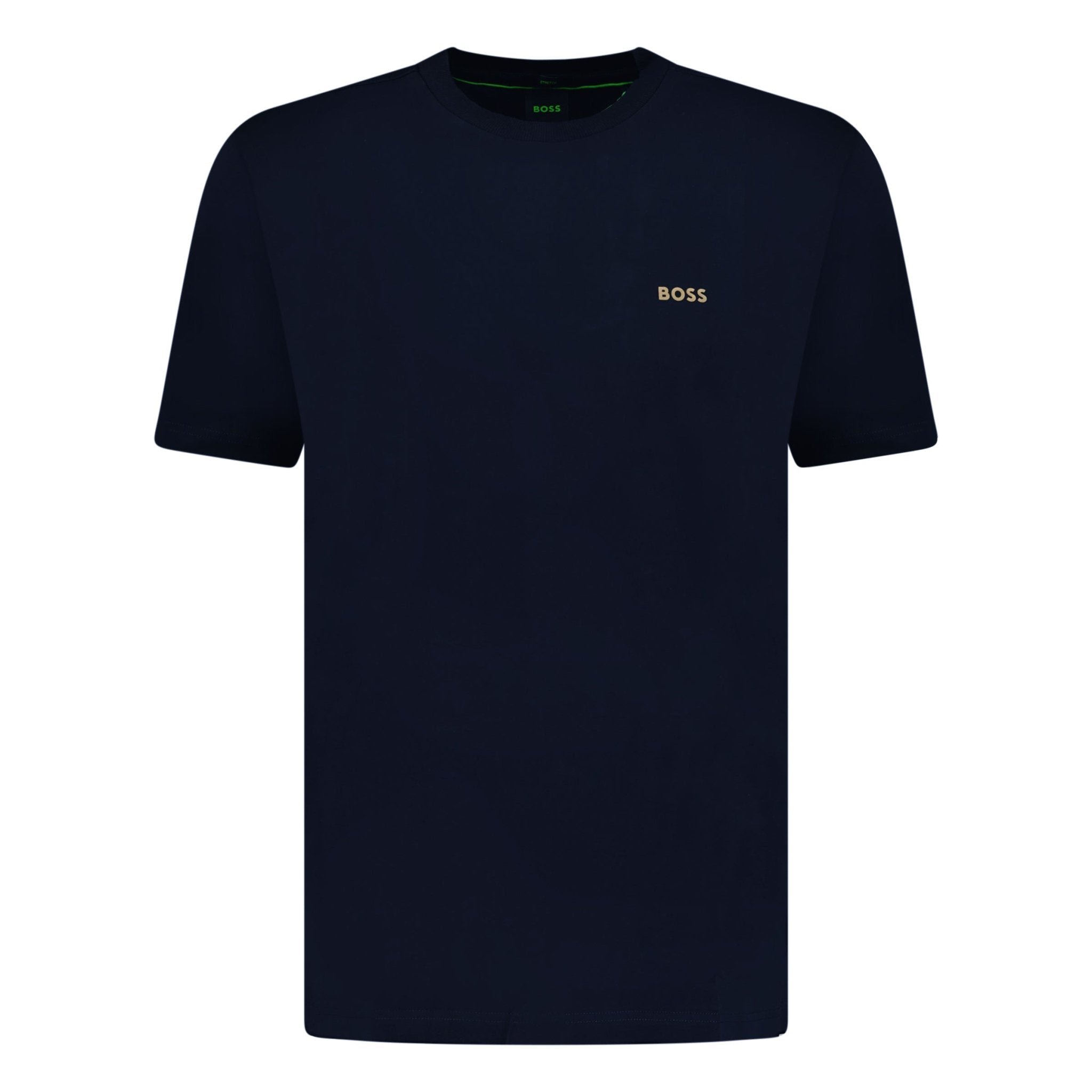 Color variation of Hugo Boss Active Gold Logo-Print T-Shirt Navy