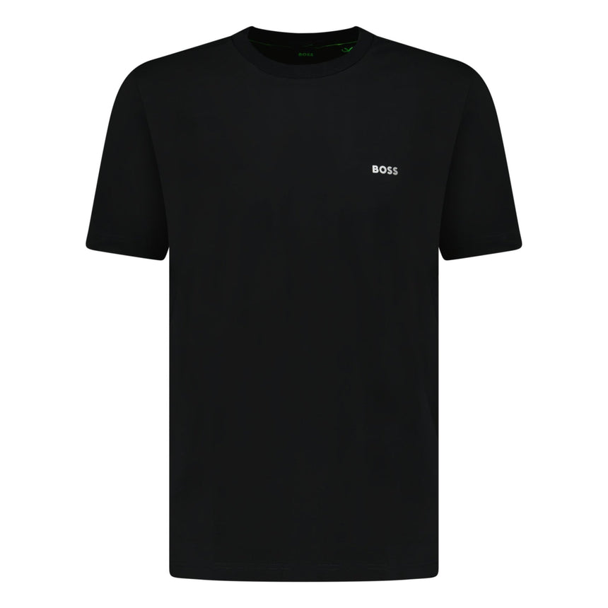BOSS Active Logo - Print T - Shirt Black - Boinclo ltd - Outlet Sale Under Retail