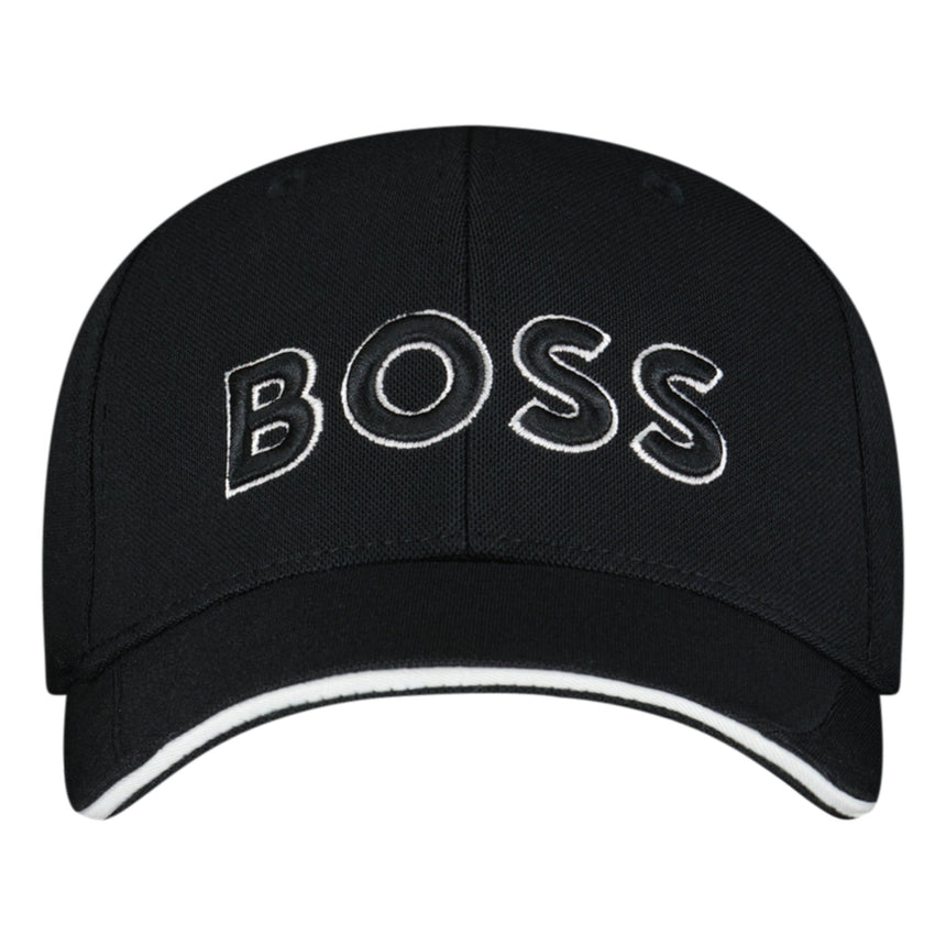 BOSS Logo Embroidered Cap Black - Boinclo ltd - Outlet Sale Under Retail