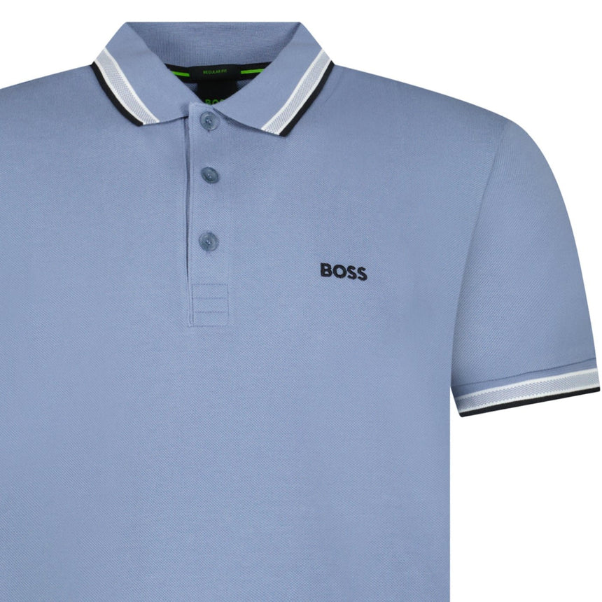 Boss Paddy Polo Shirt in Open Blue - Boinclo - Outlet Sale Under Retail