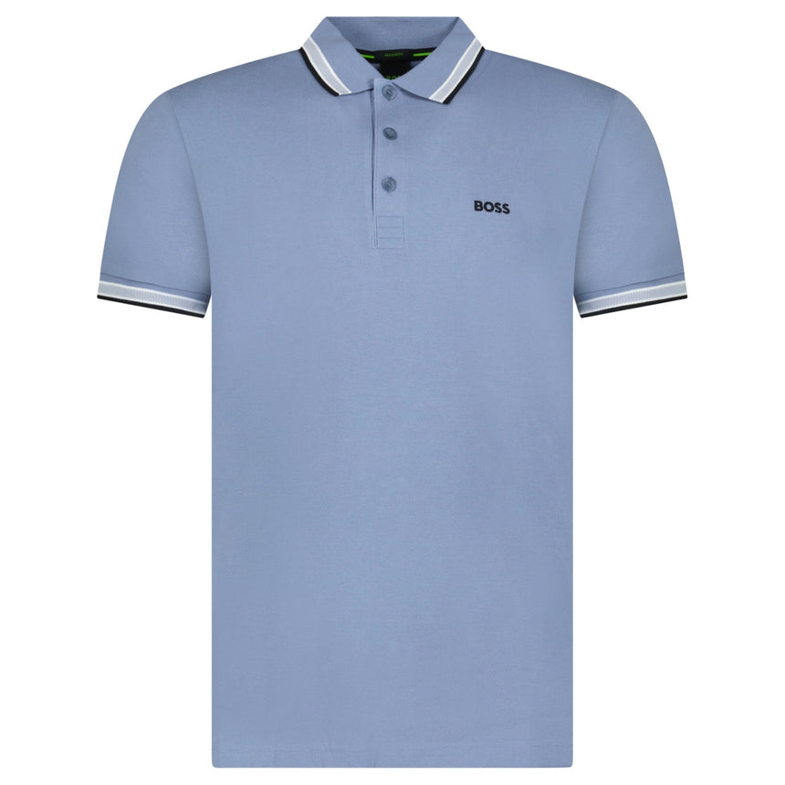 Boss Paddy Polo Shirt in Open Blue - Boinclo - Outlet Sale Under Retail