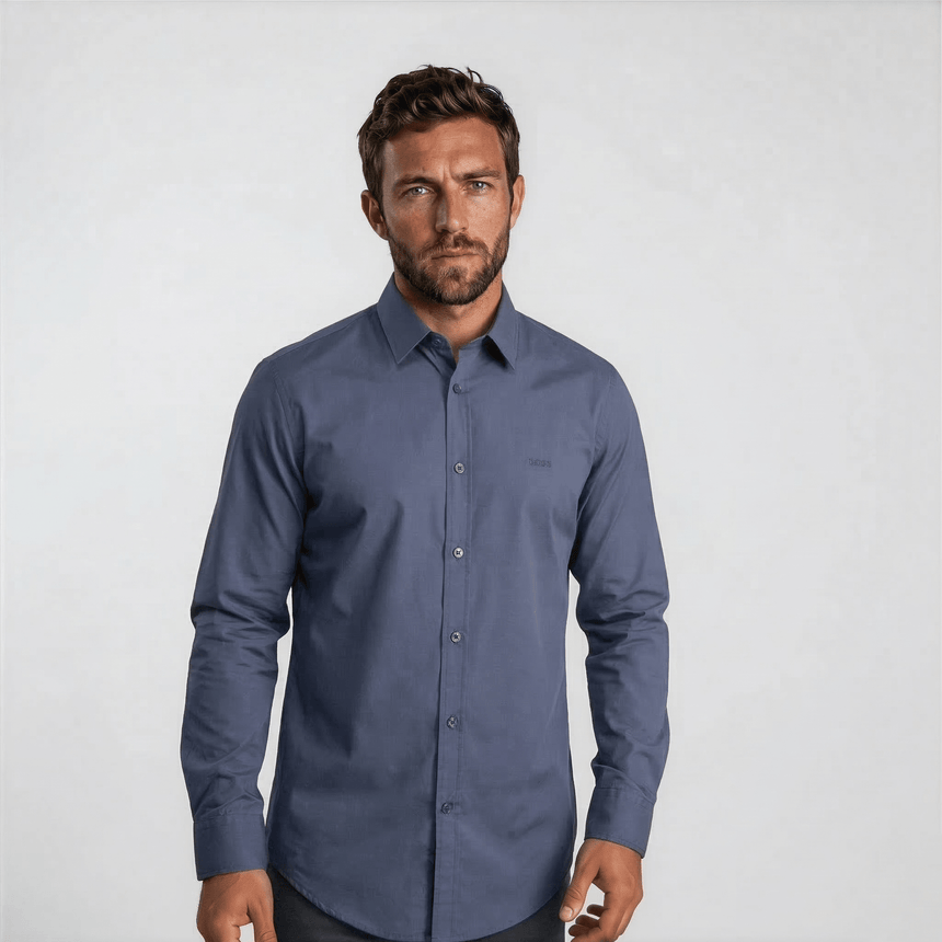 Boss Relegant Shirt Dark Blue - Boinclo - Outlet Sale Under Retail