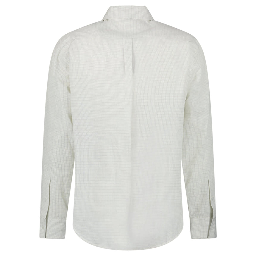 Bottega Veneta Cotton Linen Check Shirt in Brown/Bay Leaf - Boinclo - Outlet Sale Under Retail