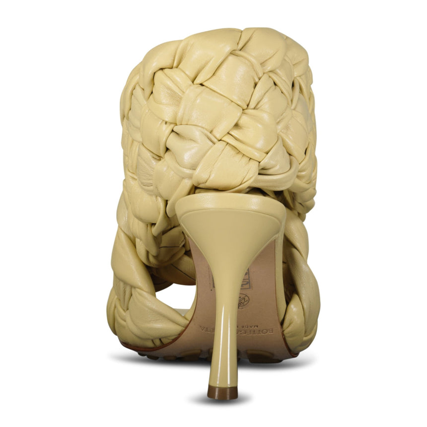 Bottega Veneta Woven Leather Mules in Beige - Boinclo - Outlet Sale Under Retail