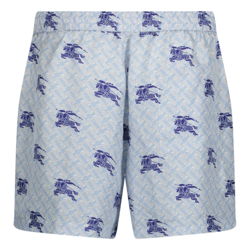 Burberry 'Brandon' Silk Shorts Blue - Boinclo - Outlet Sale Under Retail