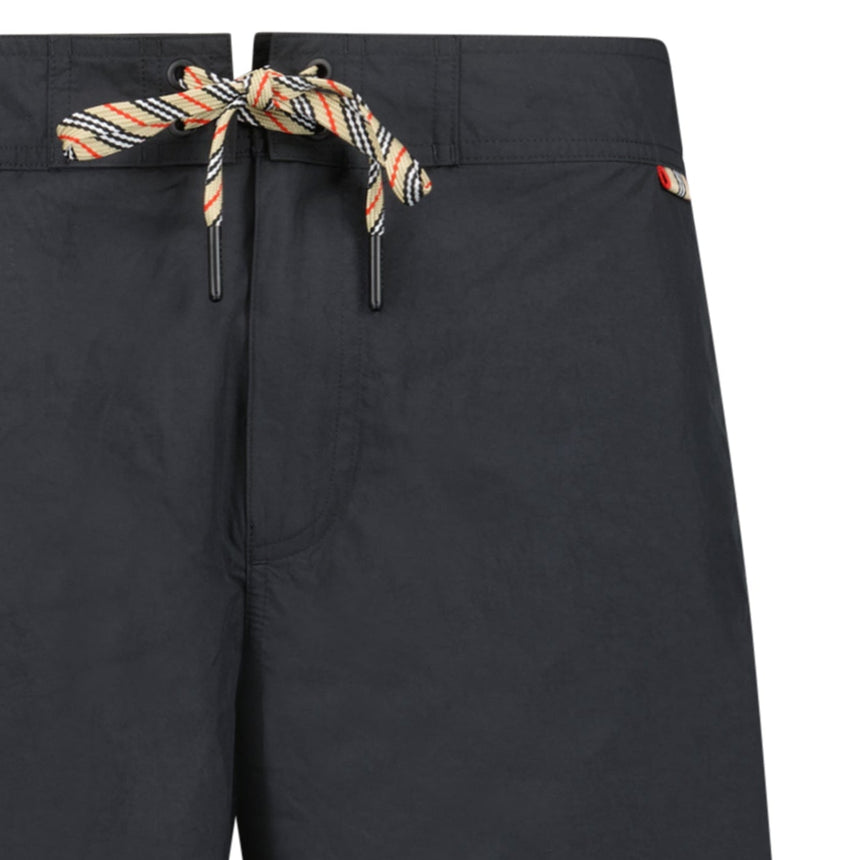 Burberry 'Brenton' Nylon Logo Swim Shorts Periwinkle in Black - Boinclo - Outlet Sale Under Retail