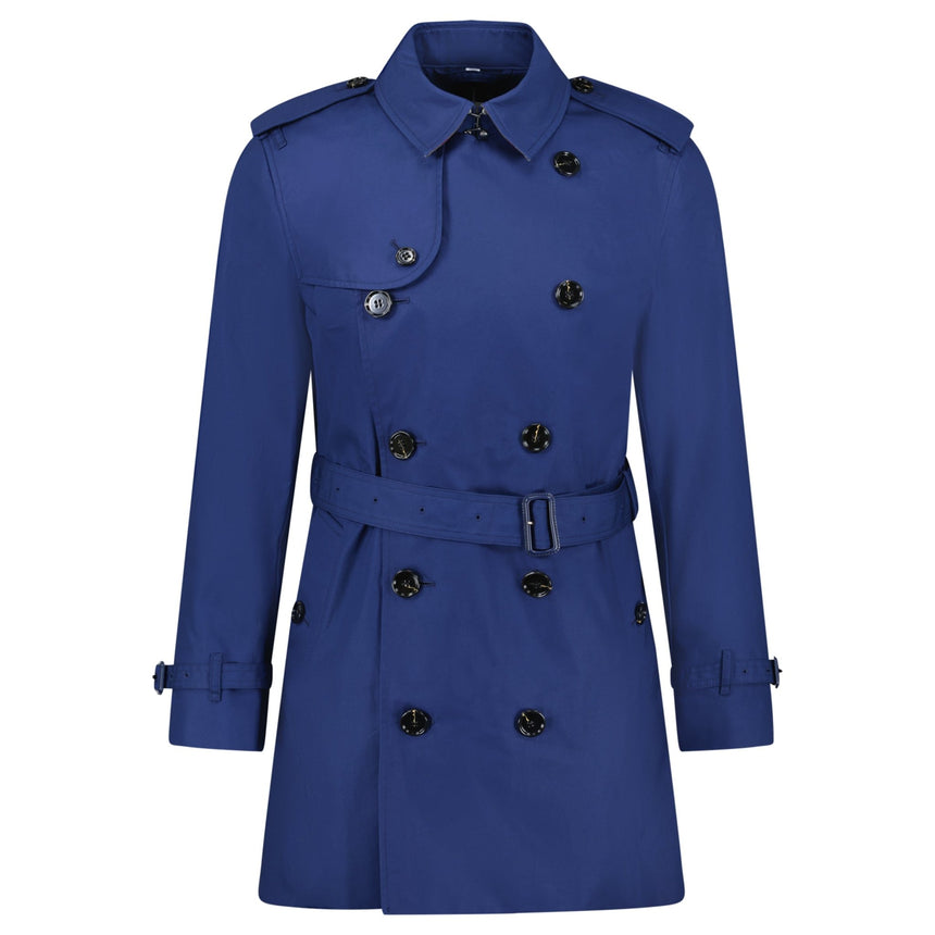 Burberry 'Brockham' Double Breasted Belted Trench Jacket Navy - Boinclo - Outlet Sale Under Retail