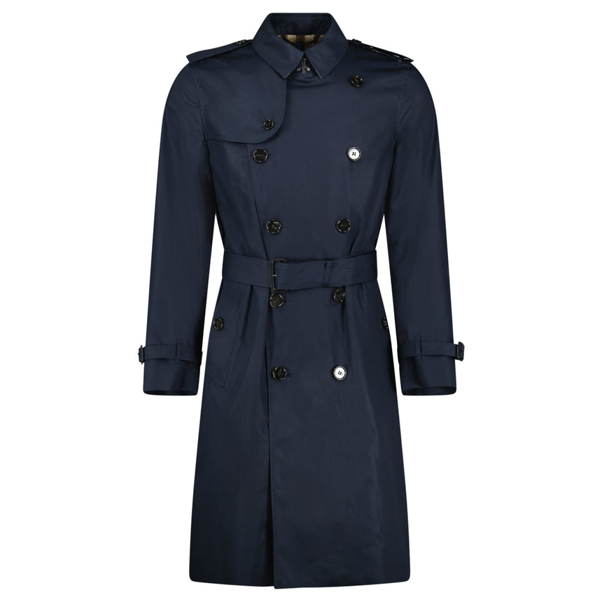 Burberry 'Brockham' Double Breasted Belted Trench Jacket Navy - Boinclo - Outlet Sale Under Retail