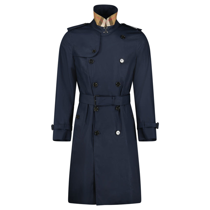 Burberry 'Brockham' Double Breasted Belted Trench Jacket Navy - Boinclo - Outlet Sale Under Retail